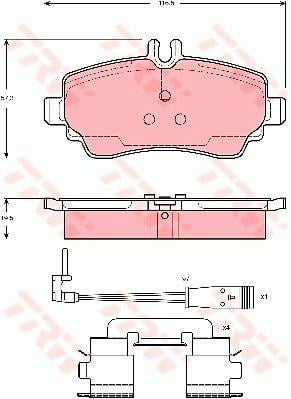Купити TRW GDB1480 за низькою ціною в Україні!