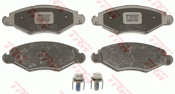 Тормозные колодки дисковые TRW COTEC, комплект TRW GDB1500