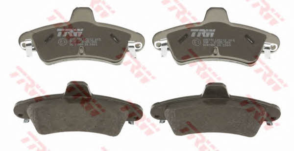 Тормозные колодки дисковые TRW COTEC, комплект TRW GDB1580