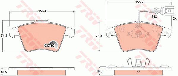 Купити TRW GDB1651 за низькою ціною в Україні!