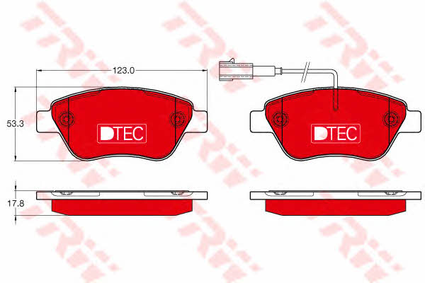Купити TRW GDB1654DTE за низькою ціною в Україні!