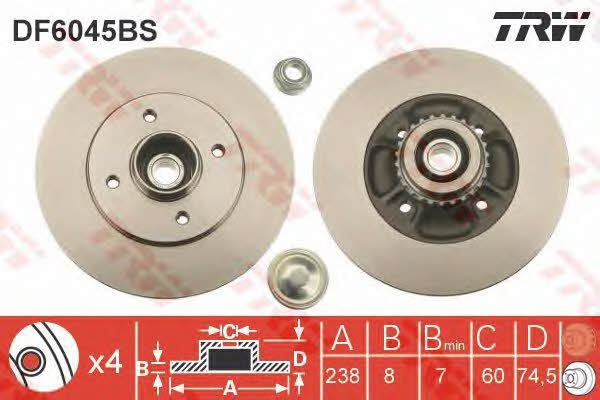 Купить TRW DF6045BS по низкой цене в Украине!