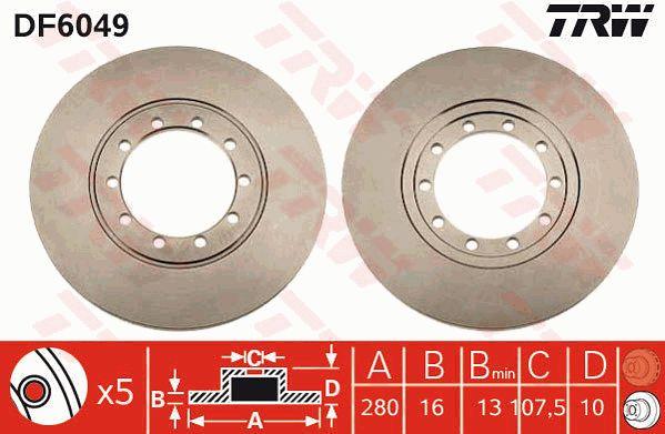 Купить TRW DF6049 по низкой цене в Украине!
