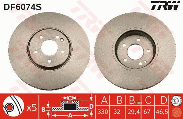 Купить TRW DF6074S – отличная цена на EXIST.UA!