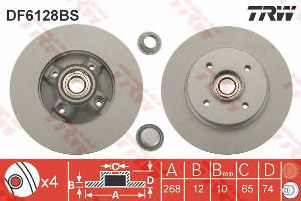 Купить TRW DF6128BS – отличная цена на EXIST.UA!