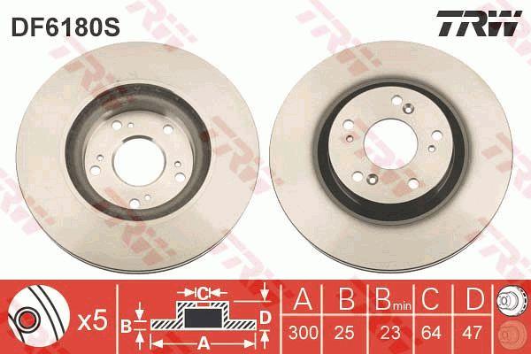 Купить TRW DF6180S – отличная цена на EXIST.UA!