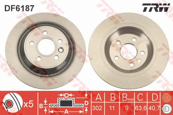 Купить TRW DF6187 по низкой цене в Украине!