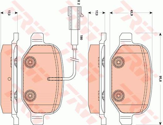 Купити TRW GDB1881 за низькою ціною в Україні!