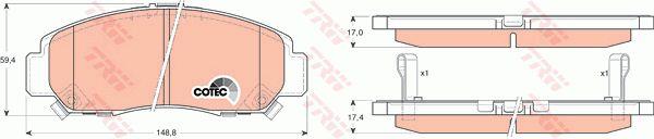 Купить TRW GDB3268 – отличная цена на EXIST.UA!