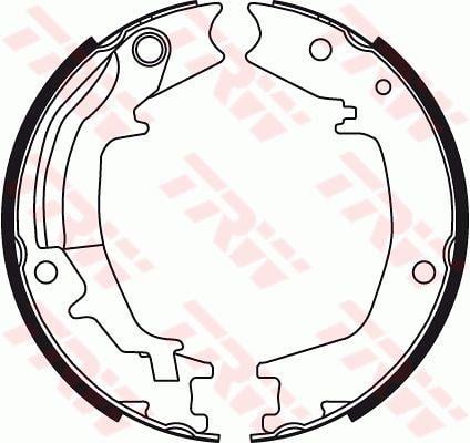 Колодки тормозные стояночного тормоза TRW GS8489