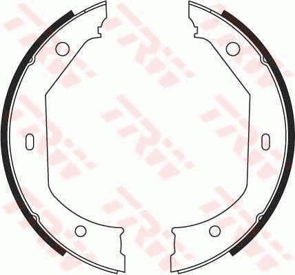 Колодки тормозные стояночного тормоза TRW GS8656