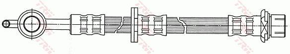 PHD510 TRW Тормозной шланг