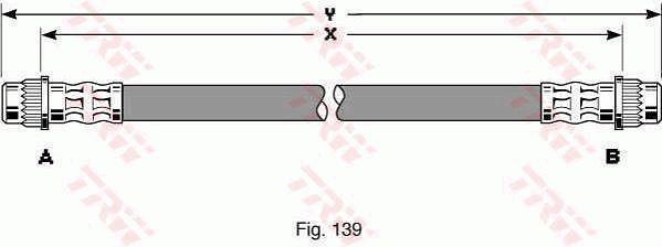 Гальмівний шланг TRW PHA370