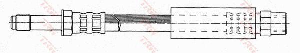 Тормозной шланг TRW PHB348