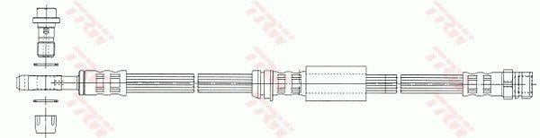 Тормозной шланг TRW PHD1014