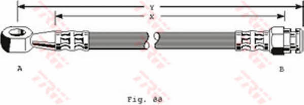 PHD111 TRW Тормозной шланг