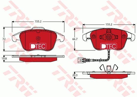 Купити TRW GDB1762DTE за низькою ціною в Україні!
