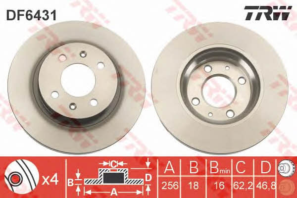 Купить TRW DF6431 по низкой цене в Украине!