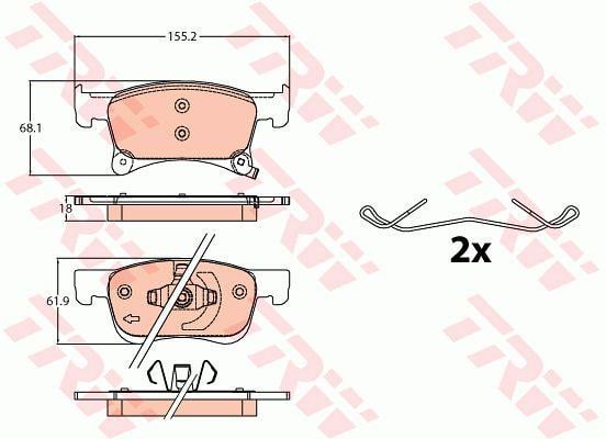 Купити TRW GDB2091 за низькою ціною в Україні!