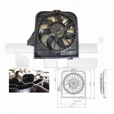 TYC 804-0003 Вентилятор радіатора охолодження 8040003: Купити в Україні - Добра ціна на EXIST.UA!