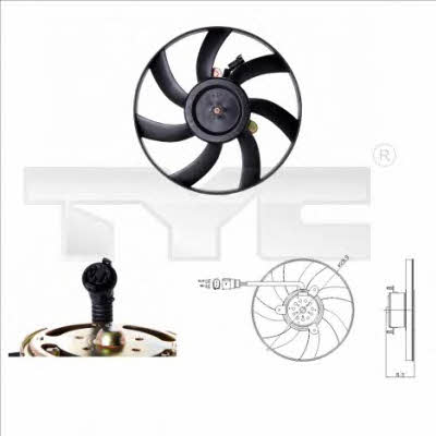 TYC 831-0003 Вентилятор радіатора охолодження 8310003: Купити в Україні - Добра ціна на EXIST.UA!