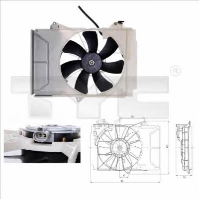 TYC 836-0011 Вентилятор радіатора охолодження 8360011: Купити в Україні - Добра ціна на EXIST.UA!