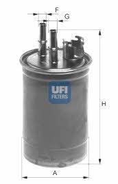 Ufi 24.409.00 Фільтр палива 2440900: Купити в Україні - Добра ціна на EXIST.UA!