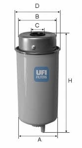 Ufi 24.432.00 Фільтр палива 2443200: Купити в Україні - Добра ціна на EXIST.UA!