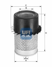 Ufi 27.132.00 Повітряний фільтр 2713200: Купити в Україні - Добра ціна на EXIST.UA!