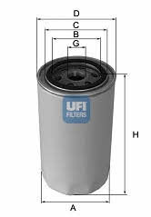 Ufi 29.001.00 Фільтр охолоджуючої рідини 2900100: Купити в Україні - Добра ціна на EXIST.UA!