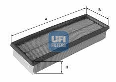 Воздушный фильтр Ufi 30.187.00