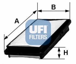 Воздушный фильтр Ufi 30.269.00