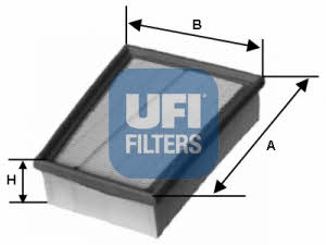 Воздушный фильтр Ufi 30.133.00