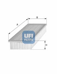 Воздушный фильтр Ufi 30.836.00