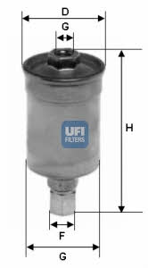 Ufi 31.511.00 Фільтр палива 3151100: Приваблива ціна - Купити в Україні на EXIST.UA!