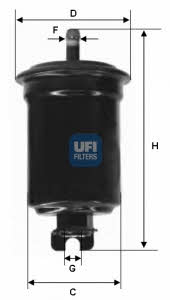 Ufi 31.516.00 Фільтр палива 3151600: Купити в Україні - Добра ціна на EXIST.UA!