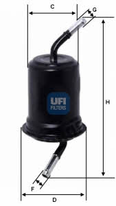 Ufi 31.520.00 Фільтр палива 3152000: Купити в Україні - Добра ціна на EXIST.UA!