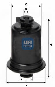 3154600 Ufi Топливный фильтр