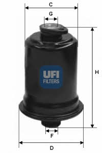 Ufi 31.712.00 Фільтр палива 3171200: Купити в Україні - Добра ціна на EXIST.UA!
