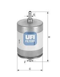 Ufi 31.817.00 Фільтр палива 3181700: Приваблива ціна - Купити в Україні на EXIST.UA!