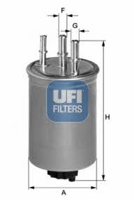 Ufi 24.115.00 Фільтр палива 2411500: Купити в Україні - Добра ціна на EXIST.UA!