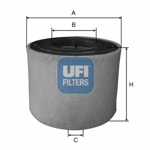 Воздушный фильтр Ufi 27.A54.00