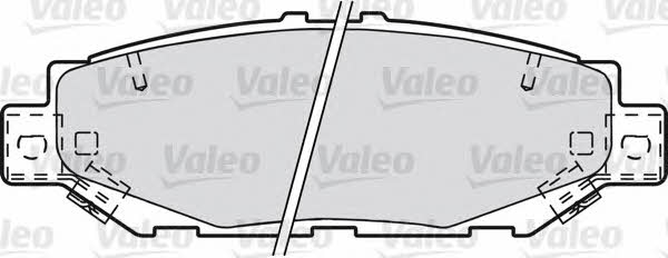 Valeo 601022 Гальмівні колодки, комплект 601022: Купити в Україні - Добра ціна на EXIST.UA!