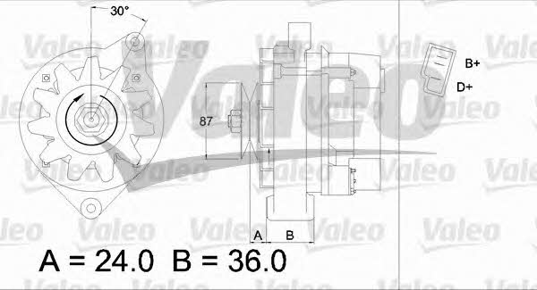 Генератор Valeo 433476
