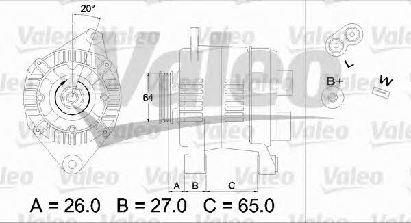 Купити Valeo 436615 за низькою ціною в Україні!