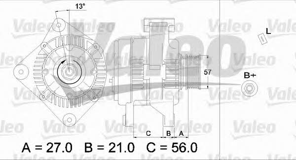 Купити Valeo 436702 за низькою ціною в Україні!