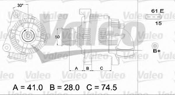 Купити Valeo 436746 за низькою ціною в Україні!