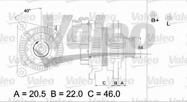 Купити Valeo 437171 за низькою ціною в Україні!