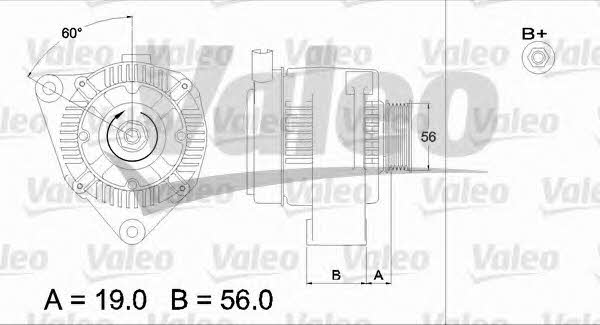 Купити Valeo 437186 за низькою ціною в Україні!