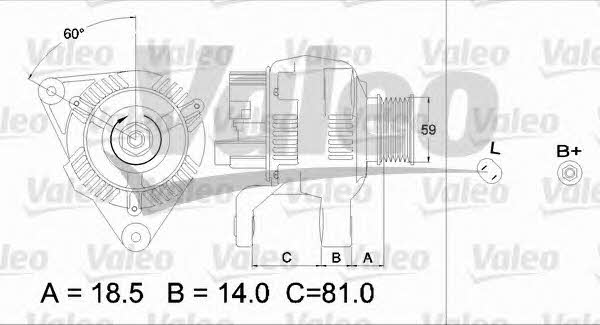 Генератор Valeo 437189